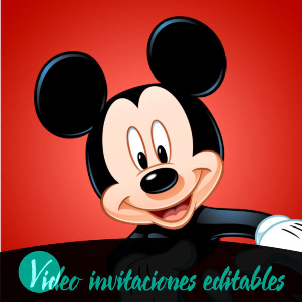 Free Mickey Mouse video invitation
