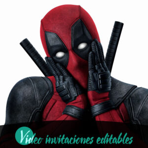 Video invitación de cumpleaños de Deadpool y Wolverine