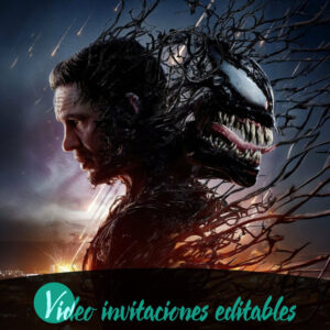 Video invitación de cumpleaños de Venom