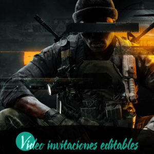 Video invitación de cumpleaños de Call of Duty