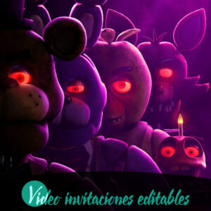 Video invitación de Five Nights at Freddy's